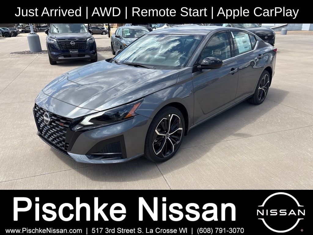 2026 Nissan Altima 2.5 SR in Gun Metallic — front three-quarter view
