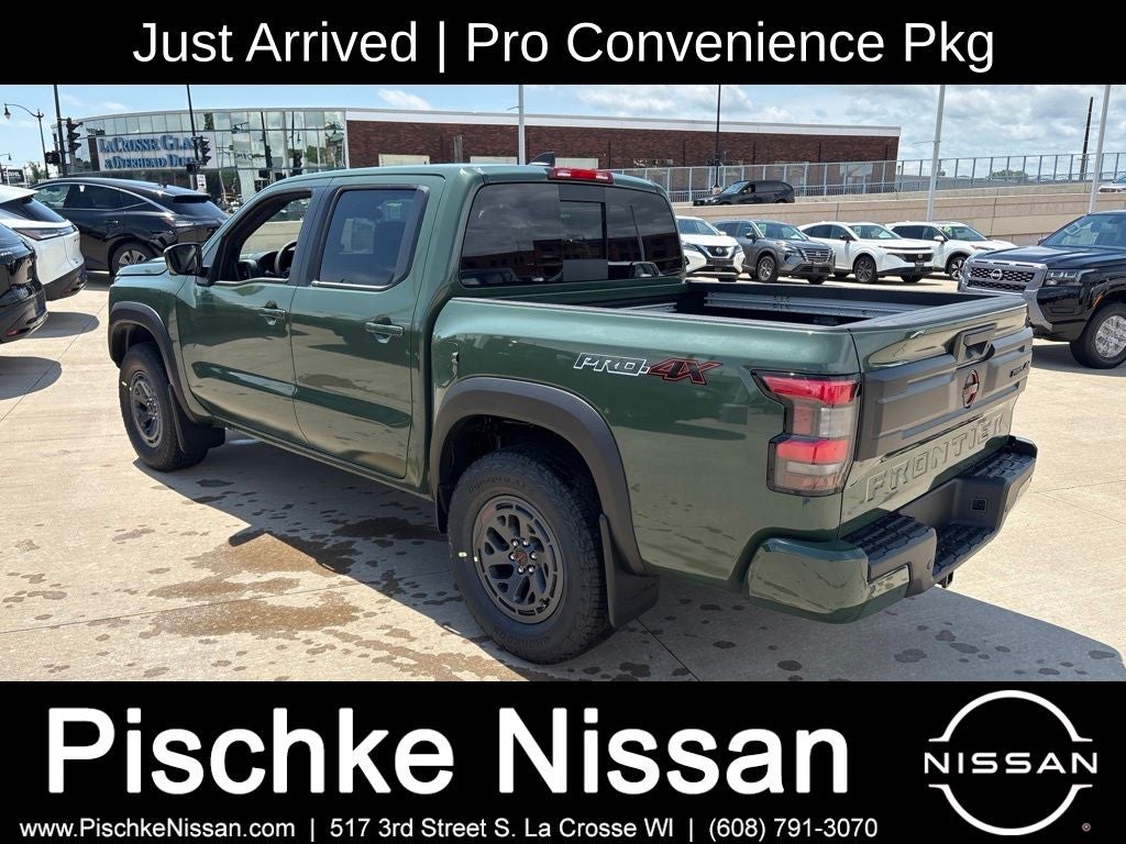 2026 Nissan Frontier — rear three-quarter view
